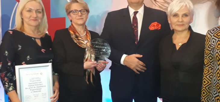 Jesteśmy najlepsi wśród szpitali pediatrycznych w Polsce!