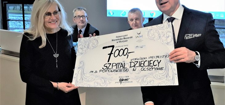 Uniwersytet Warmińsko-Mazurski wspiera nasz Szpital :)