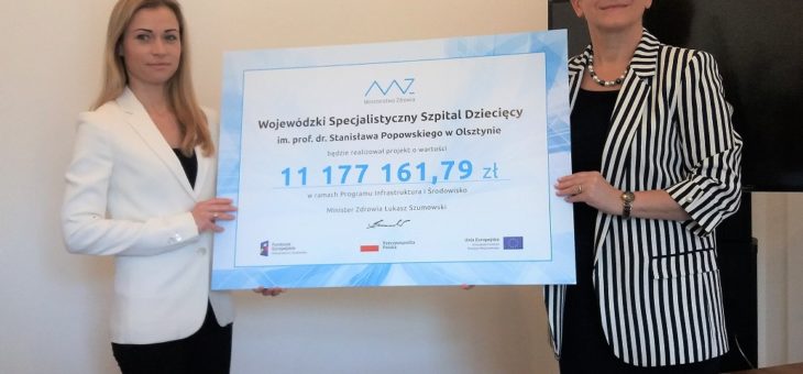 Umowa na budowę centrum Urazowego przy olsztyńskim Szpitalu Dziecięcym podpisana!