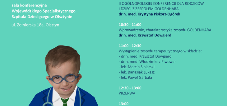 II Konferencja dla Rodziców i Dzieci z Zespołem Goldenhara