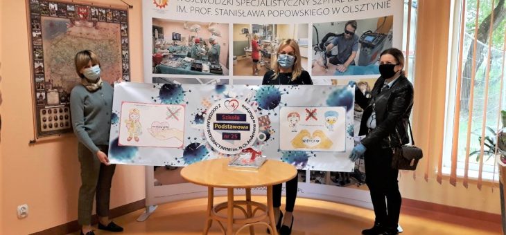 Piękny prezent od uczniów SP 25 w Olsztynie
