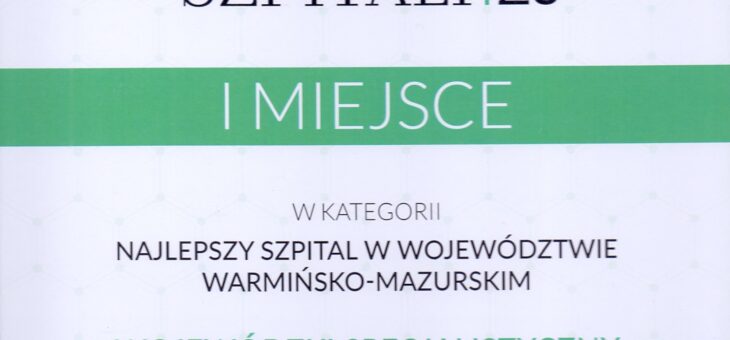 Najlepsi w województwie, bardzo wysoko w kraju!