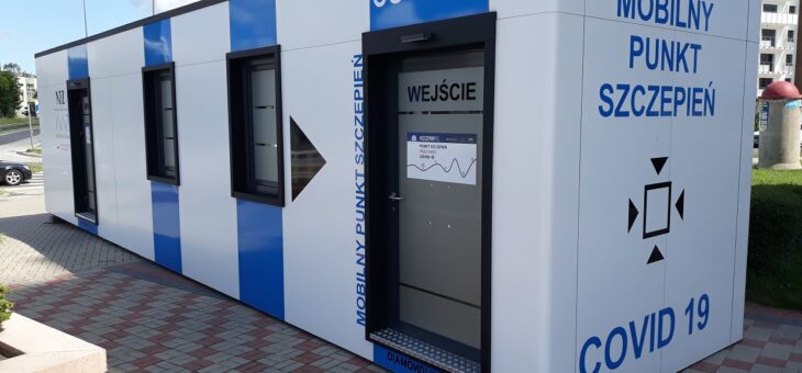 Zmiana godzin otwarcia mobilnego punktu szczepień przeciw Covid-19