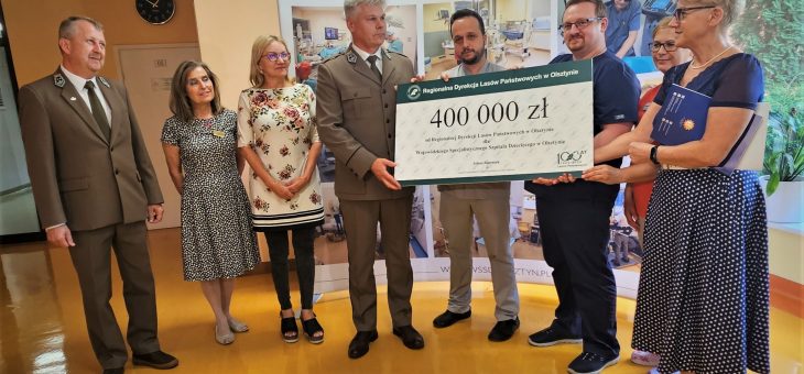 Ogromne wsparcie ze strony leśników!