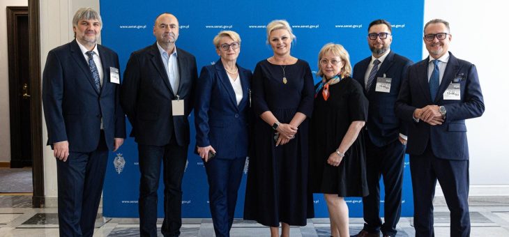 Delegacja szpitala z wizytą w Senacie RP