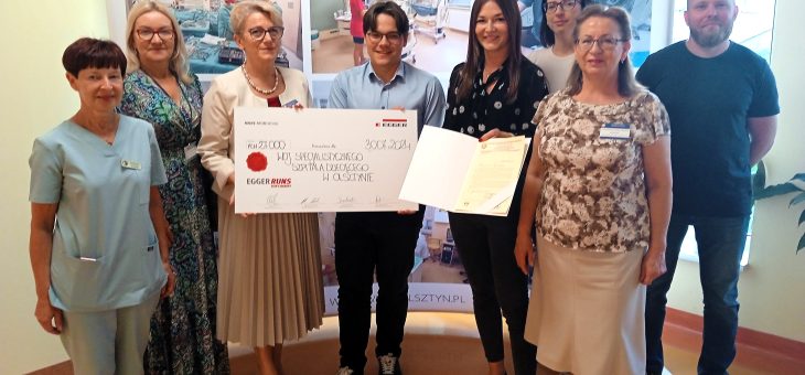 Wybiegane wsparcie dla Oddziału Neurologii Dziecięcej