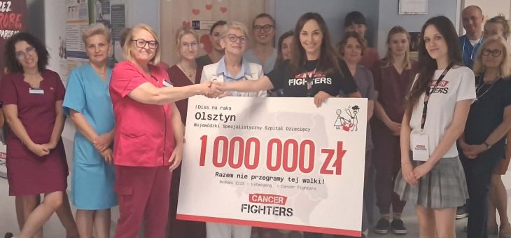 Milion złotych od Fundacji Cancer Fighters!
