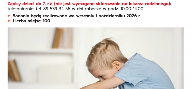 Zapraszamy do skorzystania z bezpłatnego programu profilaktycznego „Profilaktyka nadwagi i otyłości u dzieci poniżej 7 r.ż.”